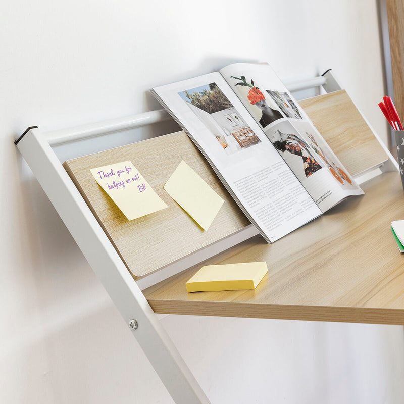 Foldbart skrivebord med hylde InnovaGoods (Refurbished A)