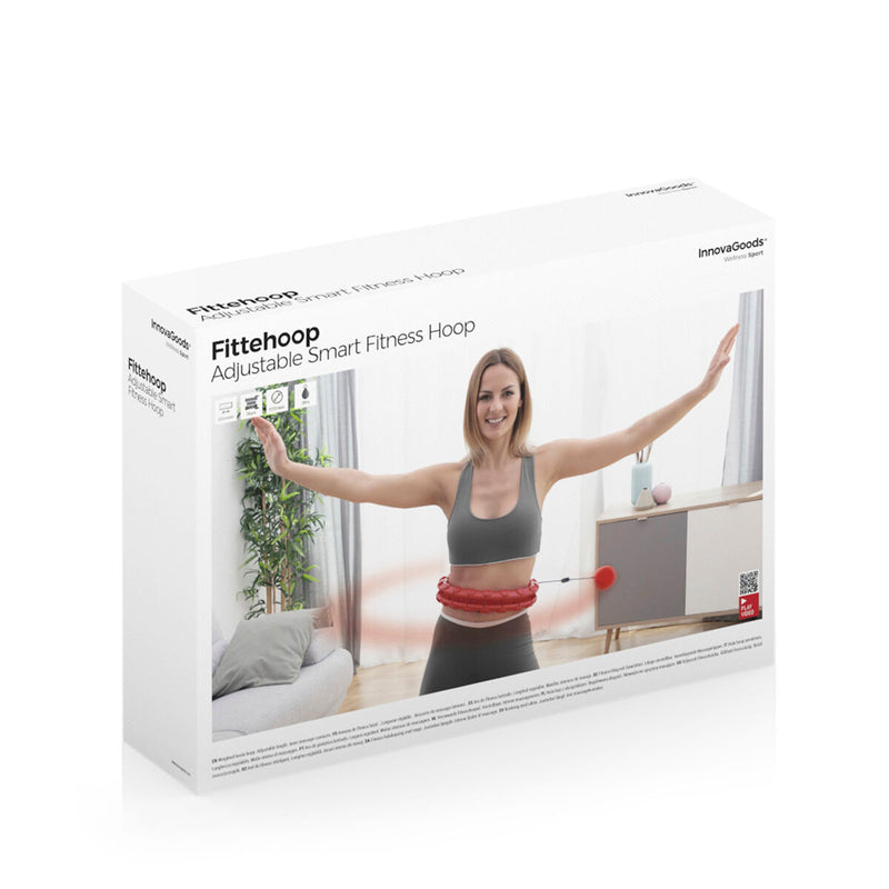 Justerbar Smart Fitness Hoop med vægt Fittehoop InnovaGoods