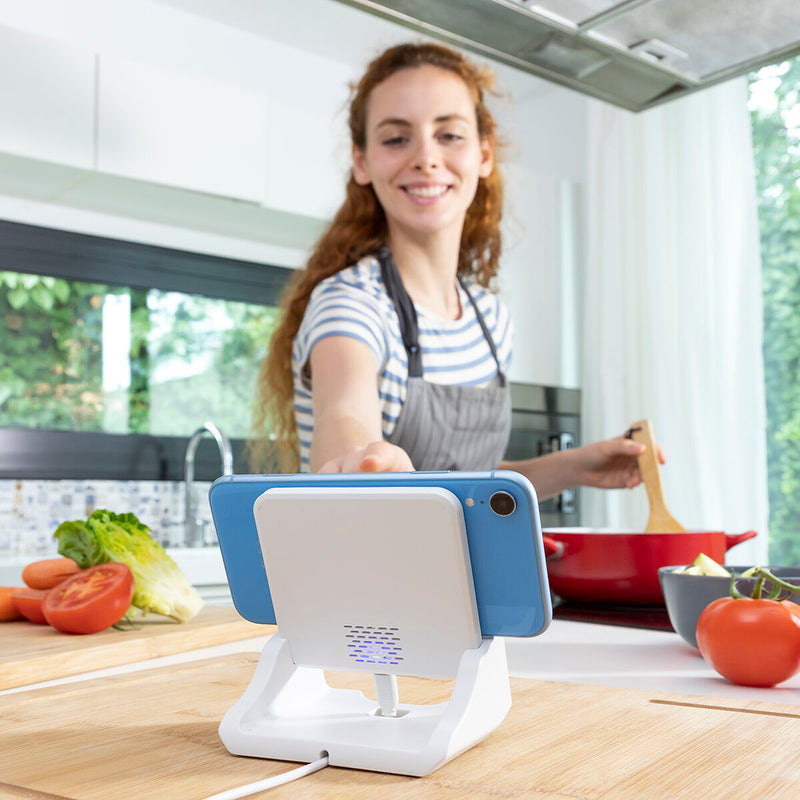 Trådløs multiposition oplader med stativ Pomchar InnovaGoods