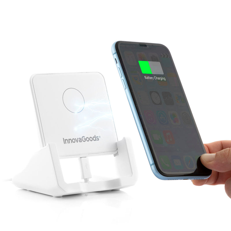 Trådløs multiposition oplader med stativ Pomchar InnovaGoods