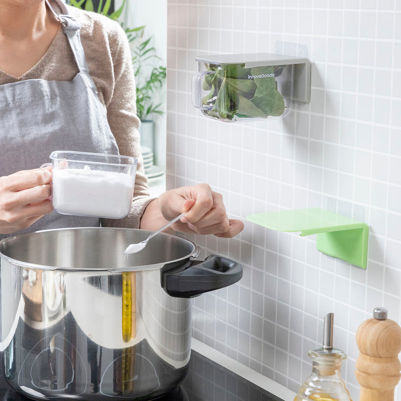 Aftagelige selvklæbende køkkenbeholdere Handstore InnovaGoods 2 enheder
