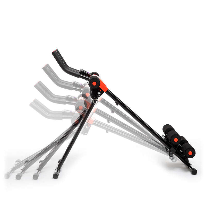 Folding Abdominal Machine med træningsguide Plawer InnovaGoods