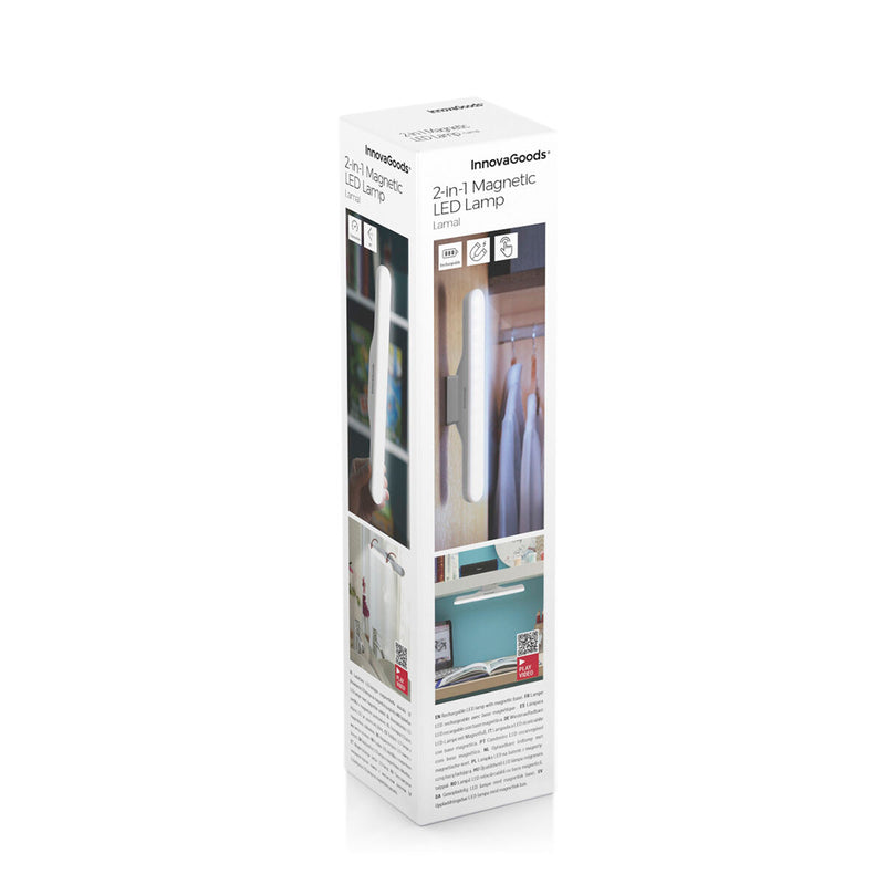 2-i-1 genopladelig magnetisk LED-lampe Lamal InnovaGoods