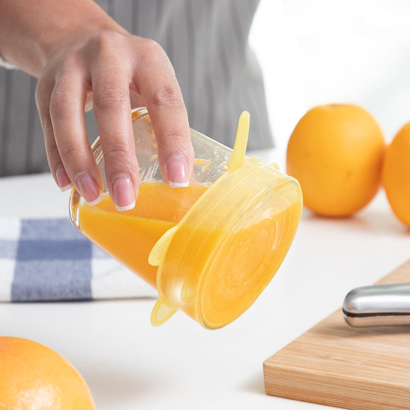 Sæt med 10 genanvendelige og justerbare køkkenlåg Lilyd InnovaGoods