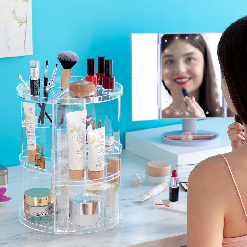 Roterende makeup-ordner Rolkup InnovaGoods