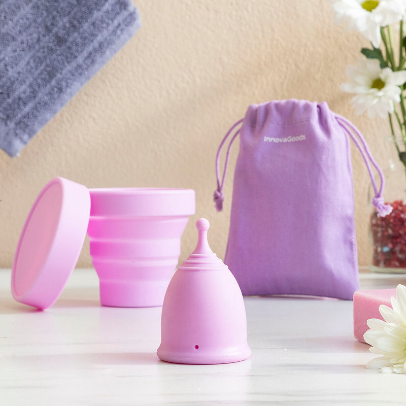 Menstruationskop med tilbehør Kuppy InnovaGoods