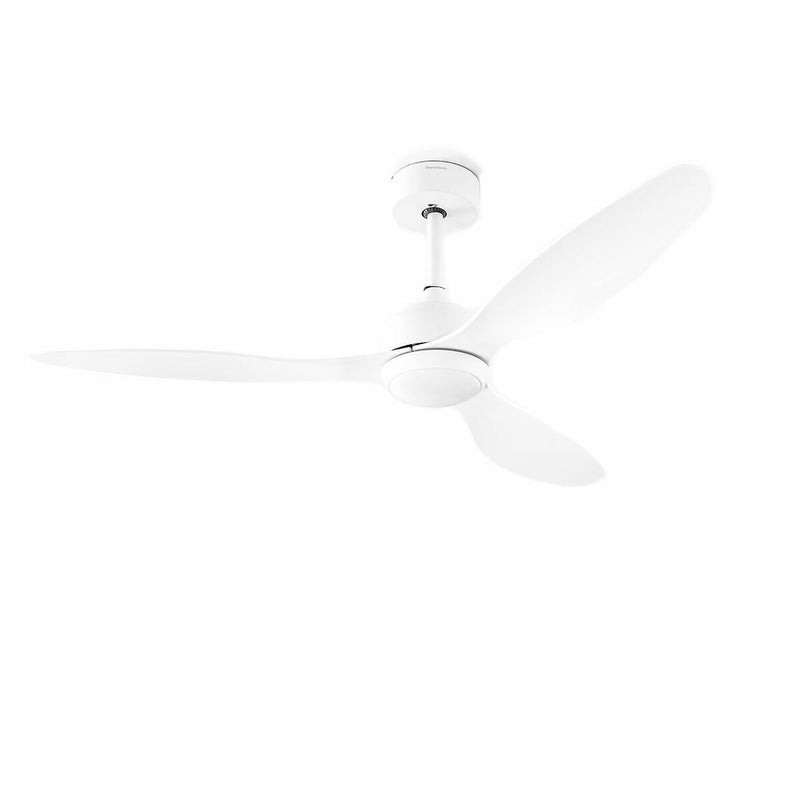 Loftsventilator med LED-lys og 3 ABS-vinger InnovaGoods 52" Ø132 cm Hvid 36 W (Refurbished A)