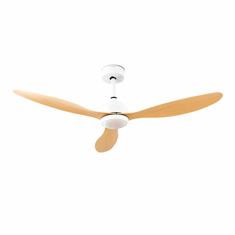 Loftsventilator med LED-lys og 3 ABS-vinger InnovaGoods 52" Ø132 cm Træ 36 W (Refurbished B)