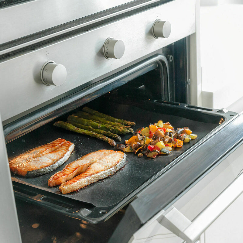 Pack Sammenklappelig trækulsgrill af rustfrit stål og Ovn- og Grillmåtte InnovaGoods