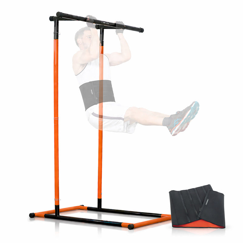 Sæt Pull-up Station Fitness, Sportsbælte Saunaeffekt og Træningsguide InnovaGoods