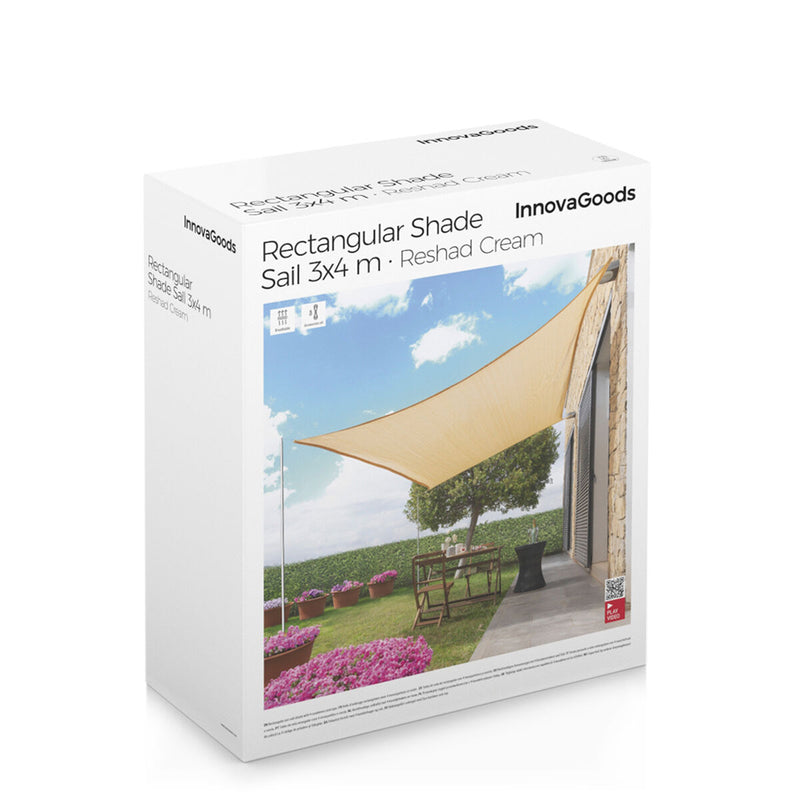 Rektangulært skyggesejl Reshad InnovaGoods   Beige (Refurbished A)