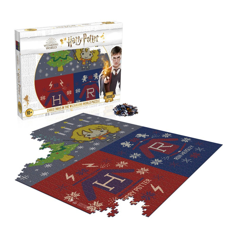 Winning Moves Harry Potter - Christmas in the Wizarding World puslespil 1000 brikker