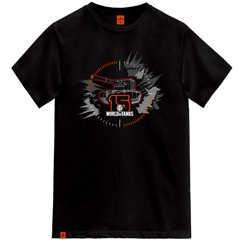 World of Tanks 15 Anniversary T-shirt, sort