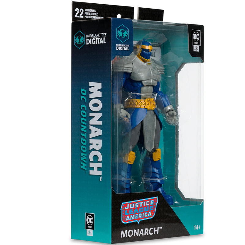 DC Direct Monarch (DC Countdown) 7 tommer actionfigur med McFarlane Toys digitalt samlerobjekt