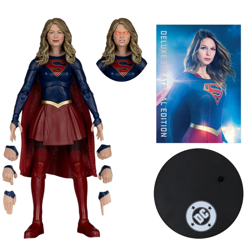 DC Multiverse Supergirl (TV Show) 7 tommer actionfigur McFarlane Deluxe Theatrical Edition
