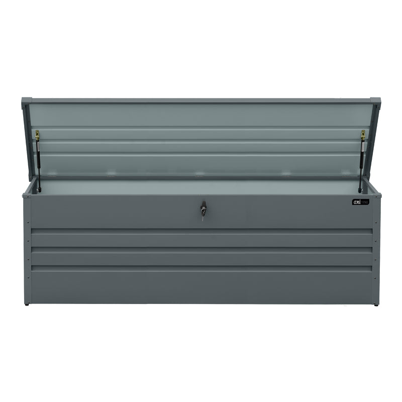 AXI Miles Metal Opbevaringsboks 1000 Antracit - 185x82x75cm