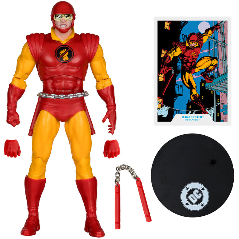 DC Multiverse Gangbuster (DC Classic) 7 tommer actionfigur McFarlane Toys Red Platinum Edition
