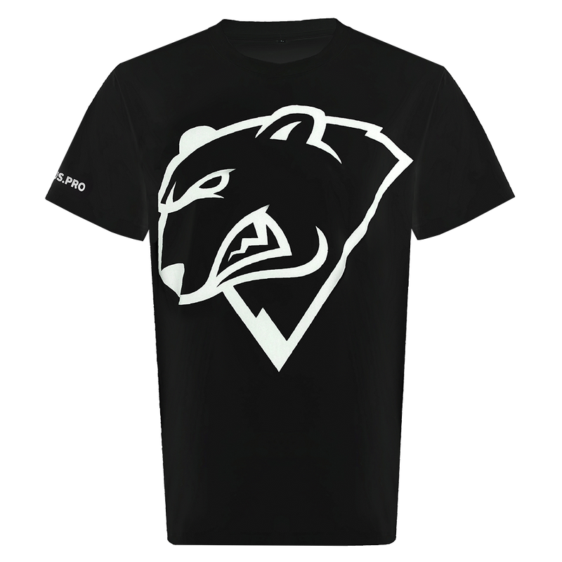 Virtus.pro T-shirt med bjørn, sort