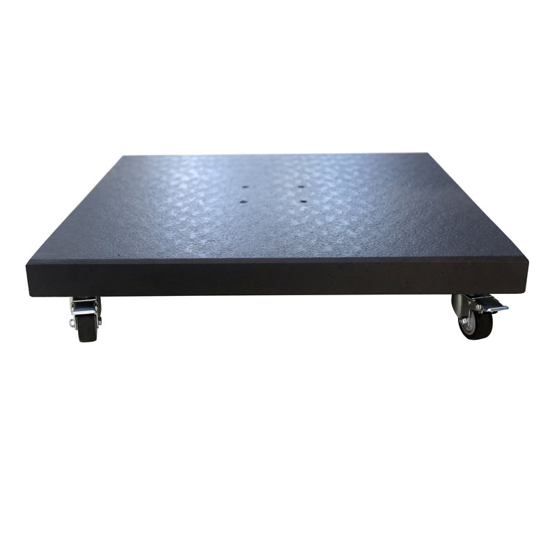 AXI Granit Parasolfod med Hjul Sort - 80 x 80 cm