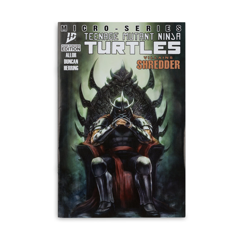 Teenage Mutant Ninja Turtles (Page Punchers) Shredder 5 tommer actionfigur med tegneserie McFarlane Toys