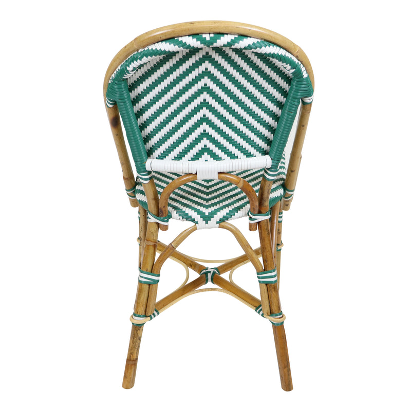 AXI Jacqueline Rattan Bistrosæt - Grøn/Hvid