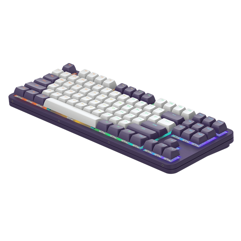 Dark Project ALU87 Violet - mekanisk gamingtastatur (ANSI UA)