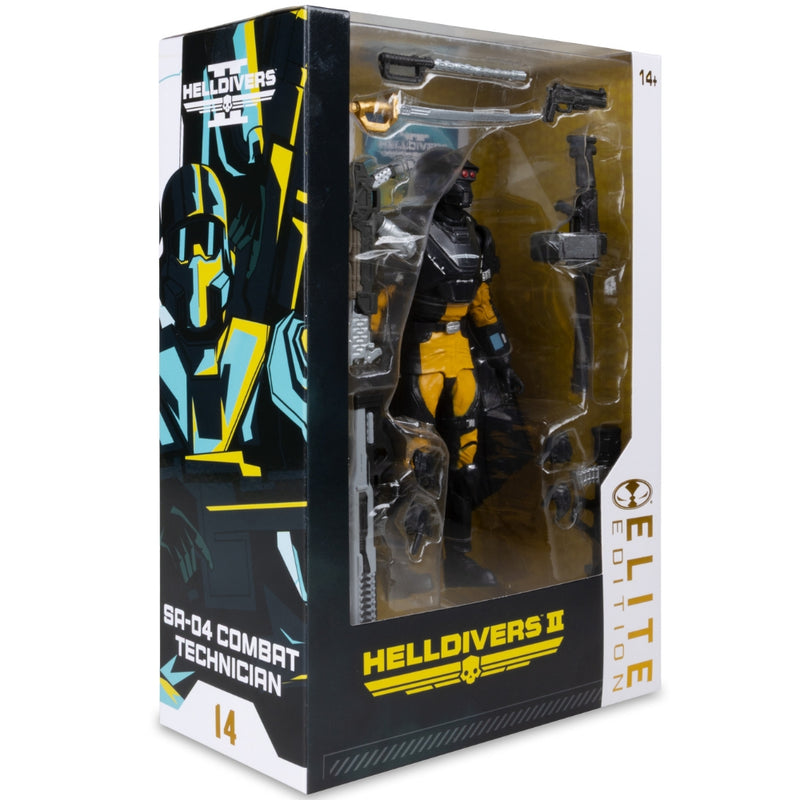 Helldivers 2 SA-04 Combat Technician 7 tommer actionfigur McFarlane Elite Edition #14