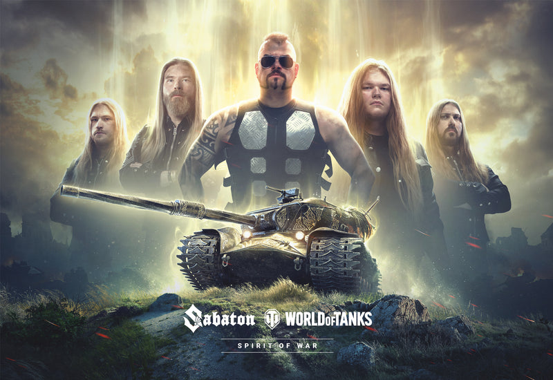 World of Tanks Sabaton - Band puslespil Limited Edition, 1000 brikker