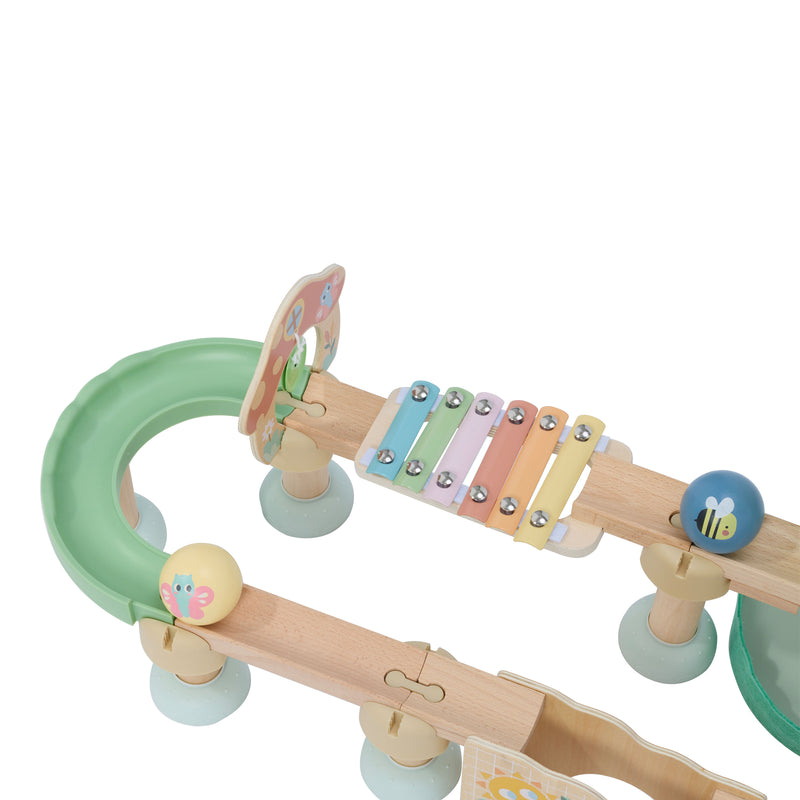Sunny Baby Marmorbane i træ – Pastel Grøn