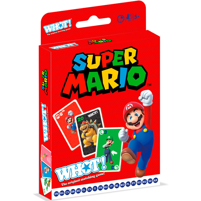 Winning Moves Super Mario - WHOT (flersproget)