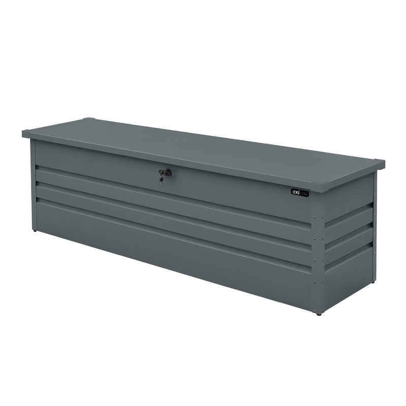 AXI Miles Metal Opbevaringsboks 1000 Antracit - 185x82x75cm
