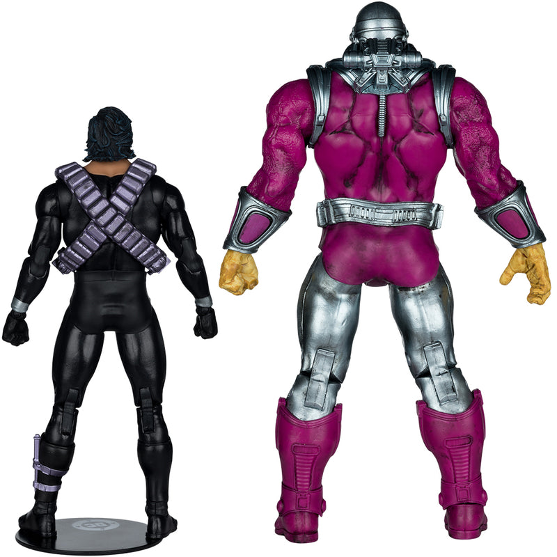 DC Multiverse Superman vs Mongul 2-pak (Return of Superman) 7 tommer actionfigur og megafigur McFarlane Toys