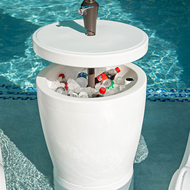 Step2 Vero In-Pool Shade Poolbord Hvid