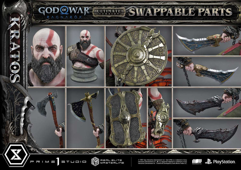 Prime 1 Studio Real Elite Masterline God of War: Ragnarok Kratos Ultimate Version