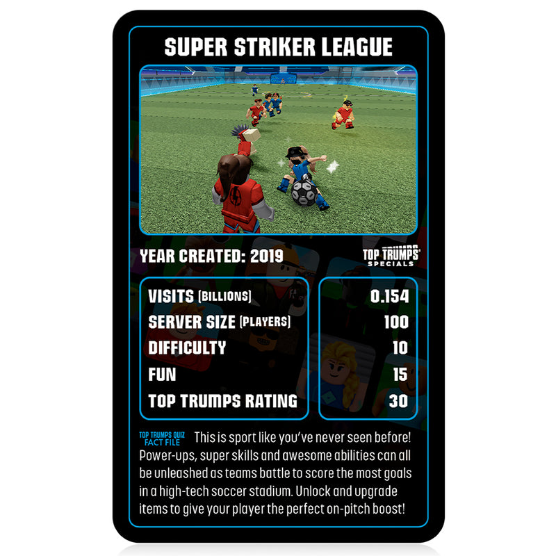 Winning Moves Top Trumps - The Independent and Unofficial Guide to Roblox spil, engelsk