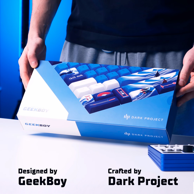 Dark Project x GeekBoy tastaturtaster (keycaps) - 2 skins i 1 sæt [ANSI & ISO]