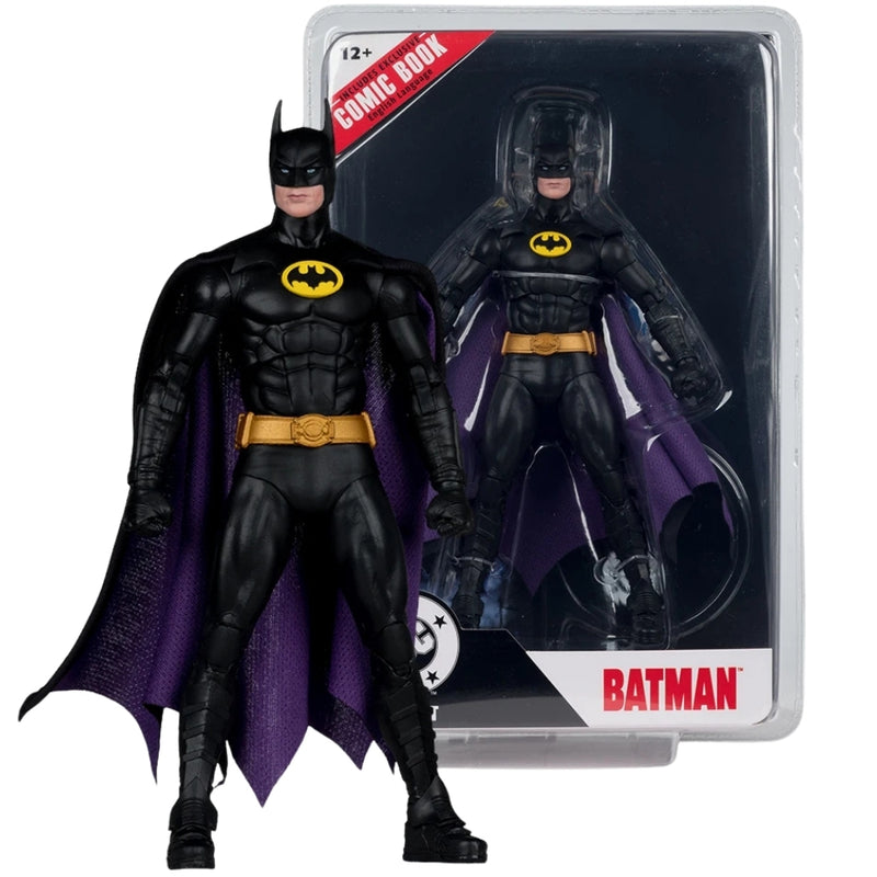 DC DIRECT 7 tommer figur med tegneserie - WV13 - BATMAN (BATMAN 89)
