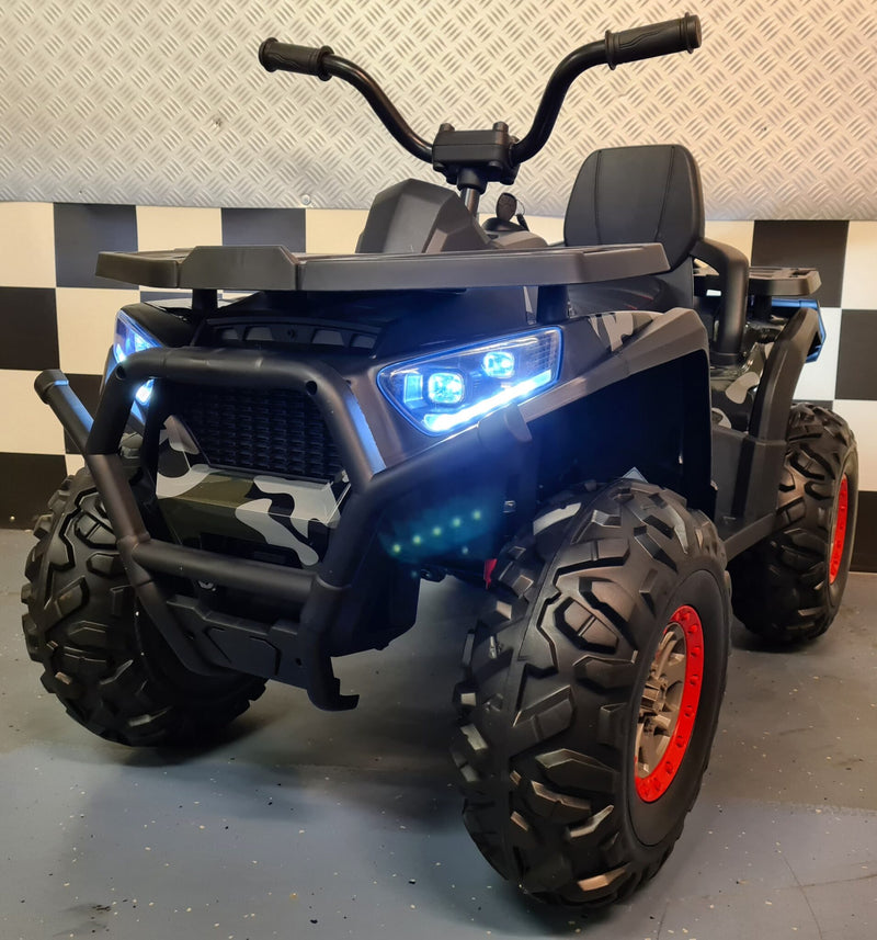 Desert 12V børnequad – camouflagegrøn