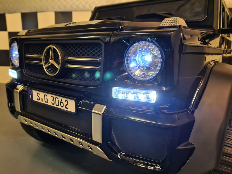 Mercedes-Maybach G650 12V elbil til børn – metallic sort