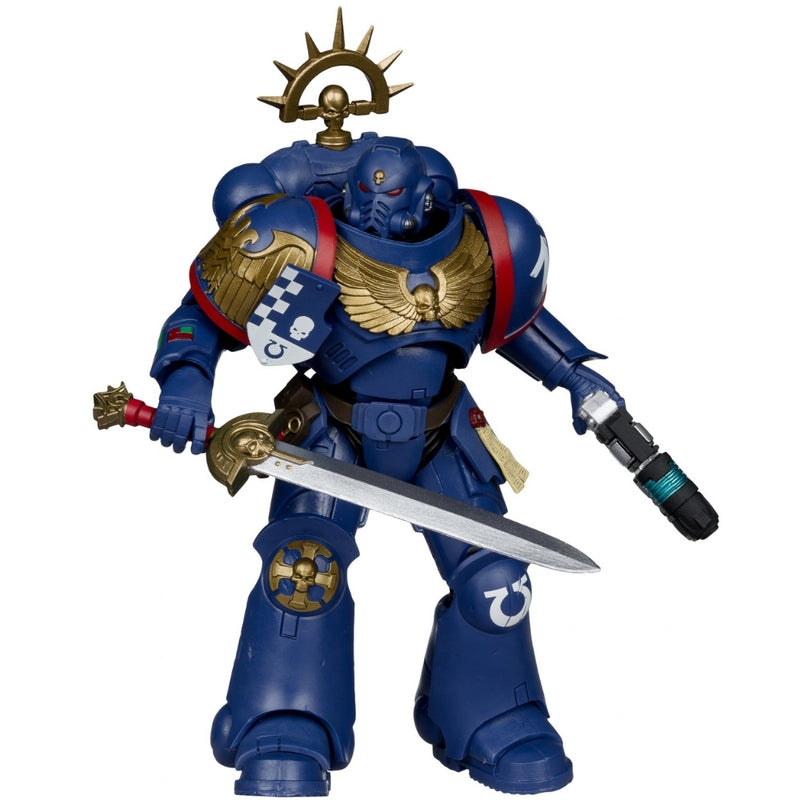 Warhammer 40,000 Total War 3rd Company Lieutenant (Ultramarines) 7 tommer actionfigur McFarlane Toys