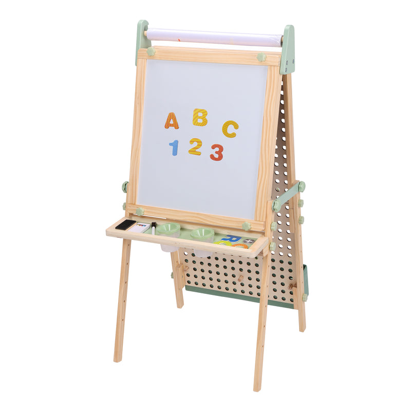 Sunny Mika Activity Easel med Pegboard – Natur Brun