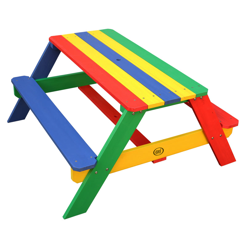 AXI Nick Picnicbord Regnbue - Parasol Regnbue