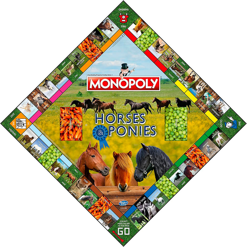 Winning Moves Horses & Ponies - Monopoly (engelsk)