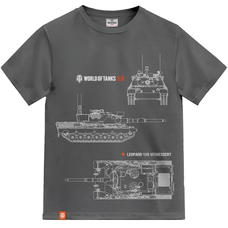 Wargaming, World of Tanks 2.0 Limited Edition T-shirt, grå