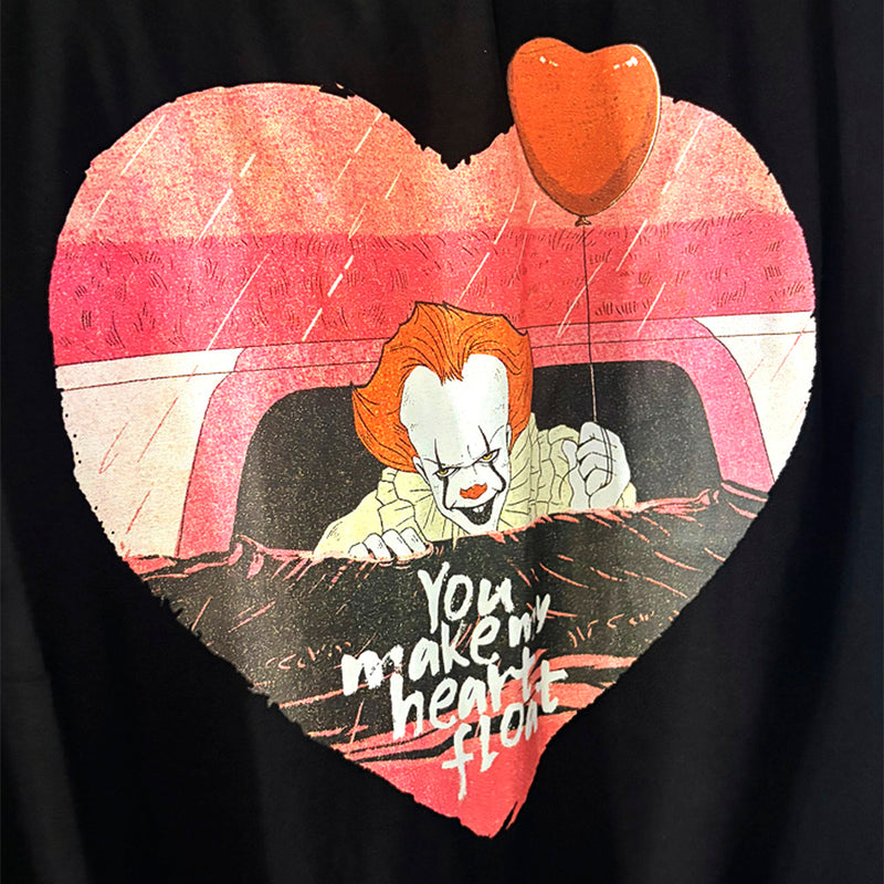 IT T-shirt - Pennywise You make my heart flow, sort