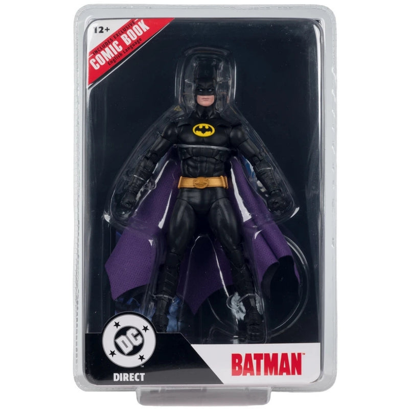 DC DIRECT 7 tommer figur med tegneserie - WV13 - BATMAN (BATMAN 89)