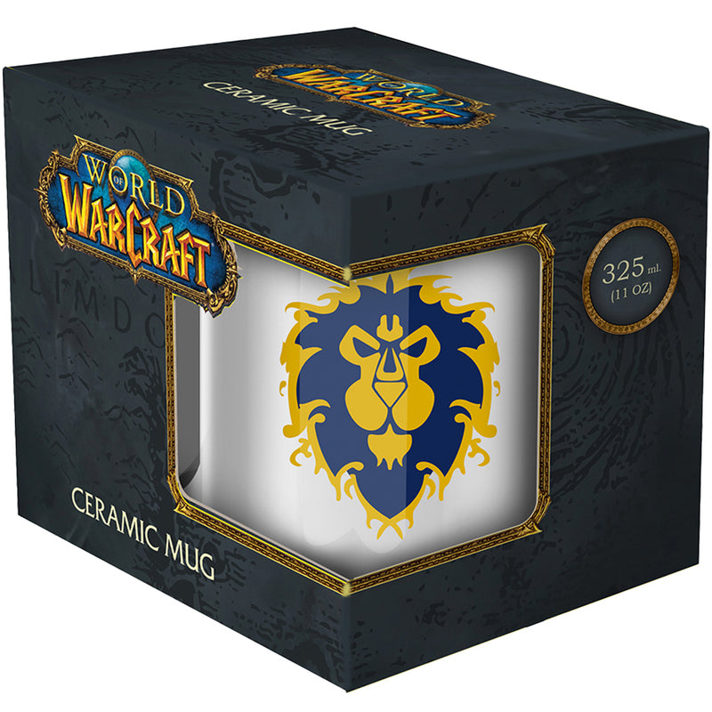 Krus World of Warcraft: Alliance (hvid), 11 OZ (325 ml) med gaveæske