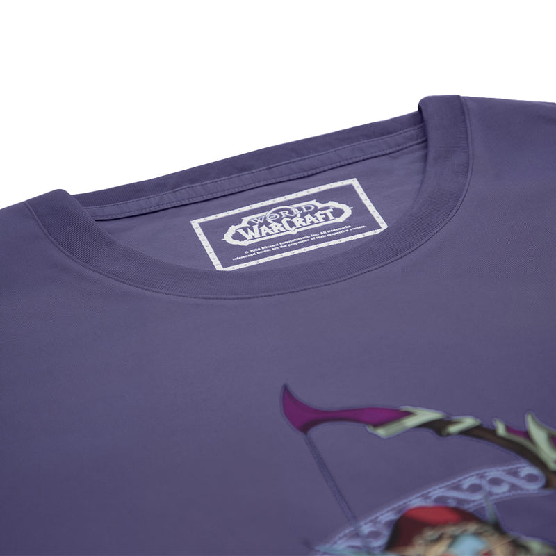 World of Warcraft For the Horde T-shirt, farve: blå, størrelse: