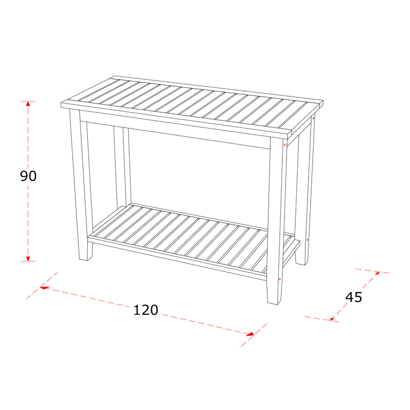 AXI Niah Teak Konsolbord 120 cm