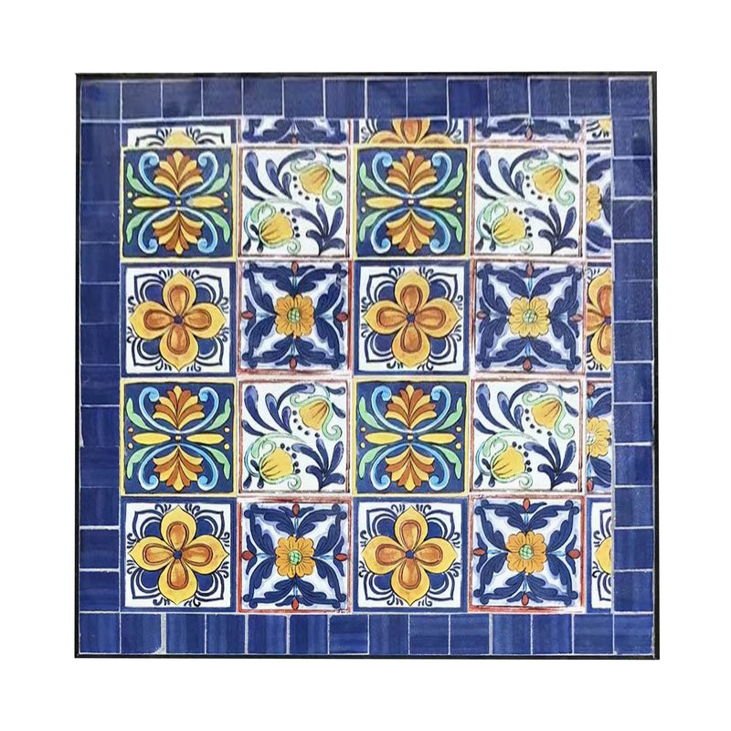 AXI Camilla Bistrosæt Mosaik - Middelhavsstil Blå/Gul